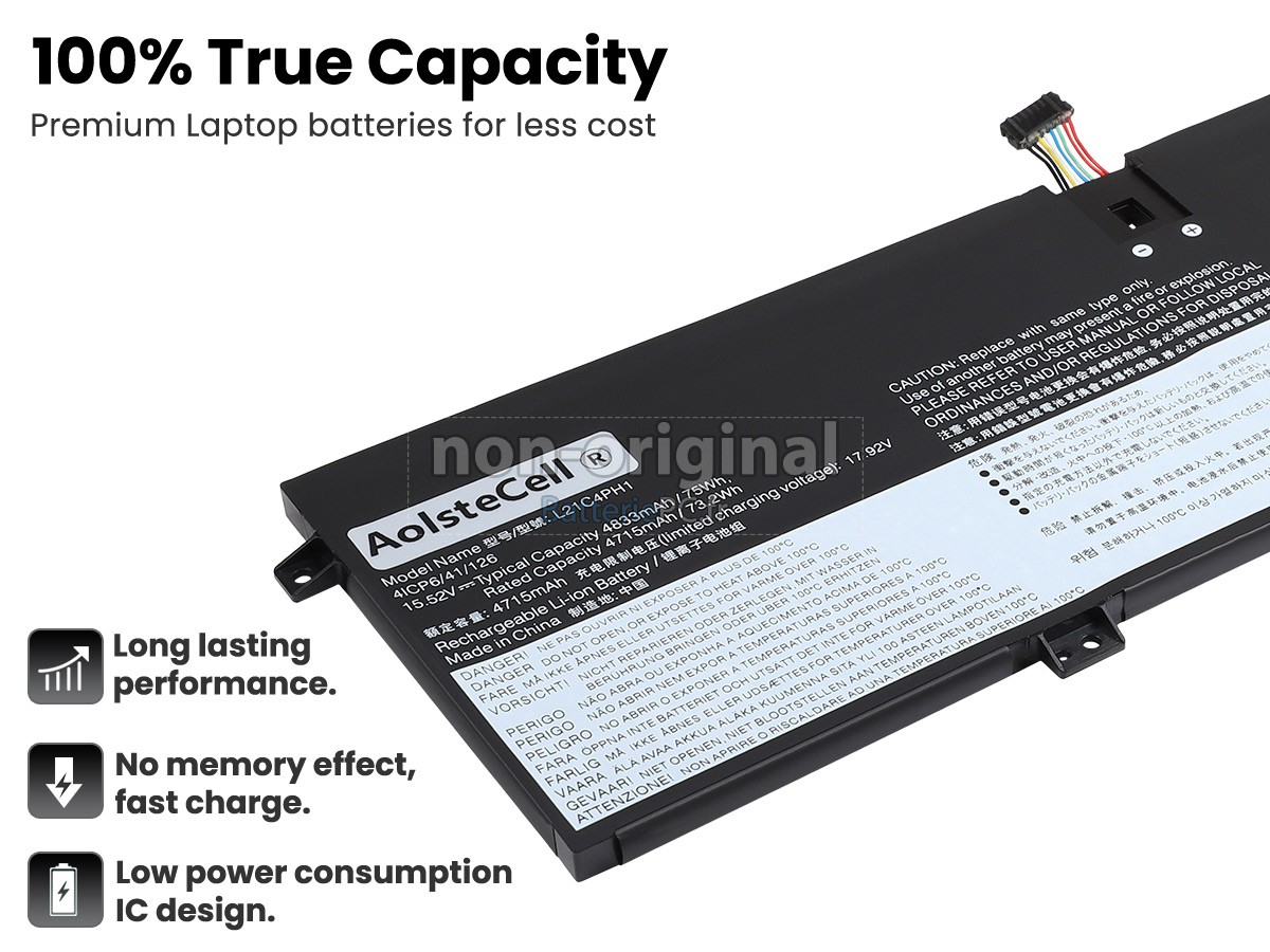 batterie pour Lenovo YOGA SLIM 9 14IAP7-82T0000SKR