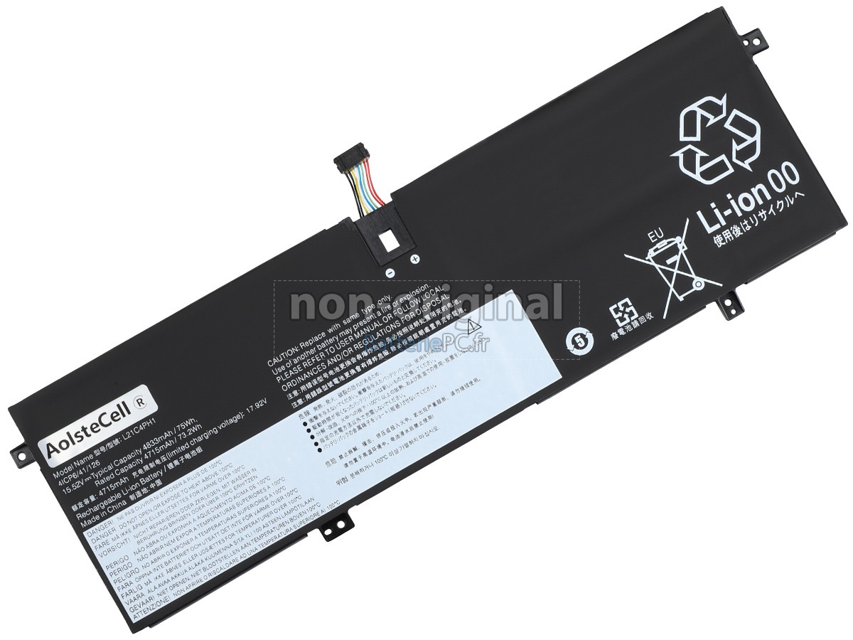 batterie pour Lenovo YOGA SLIM 9 14IAP7-82T0000SKR