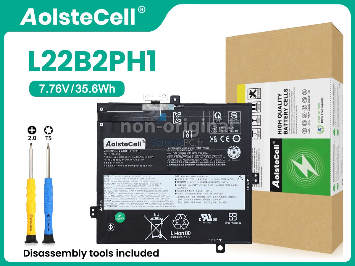 batterie pour Lenovo IdeaPad DUET 3 11IAN8-82XK001UMZ