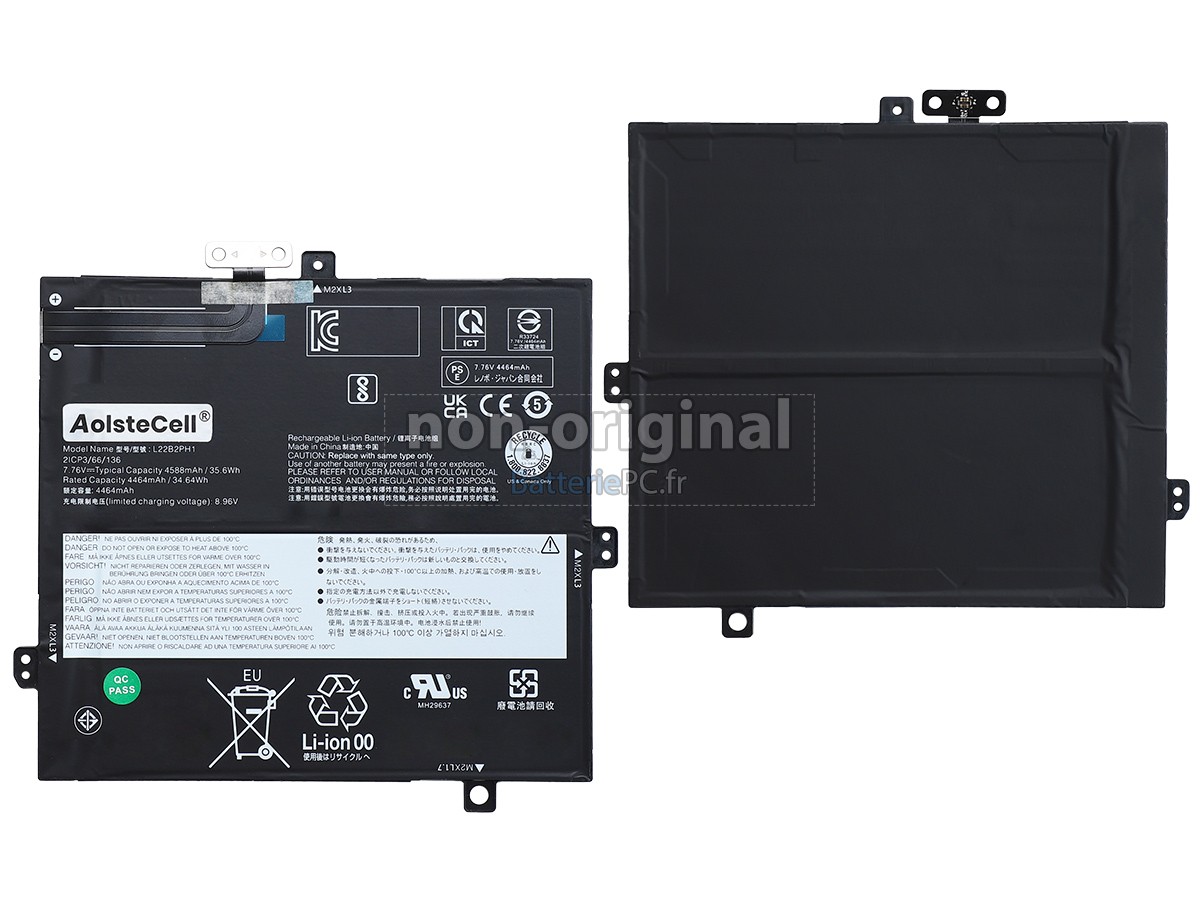 batterie pour Lenovo IdeaPad DUET 3 11IAN8-82XK001UMZ