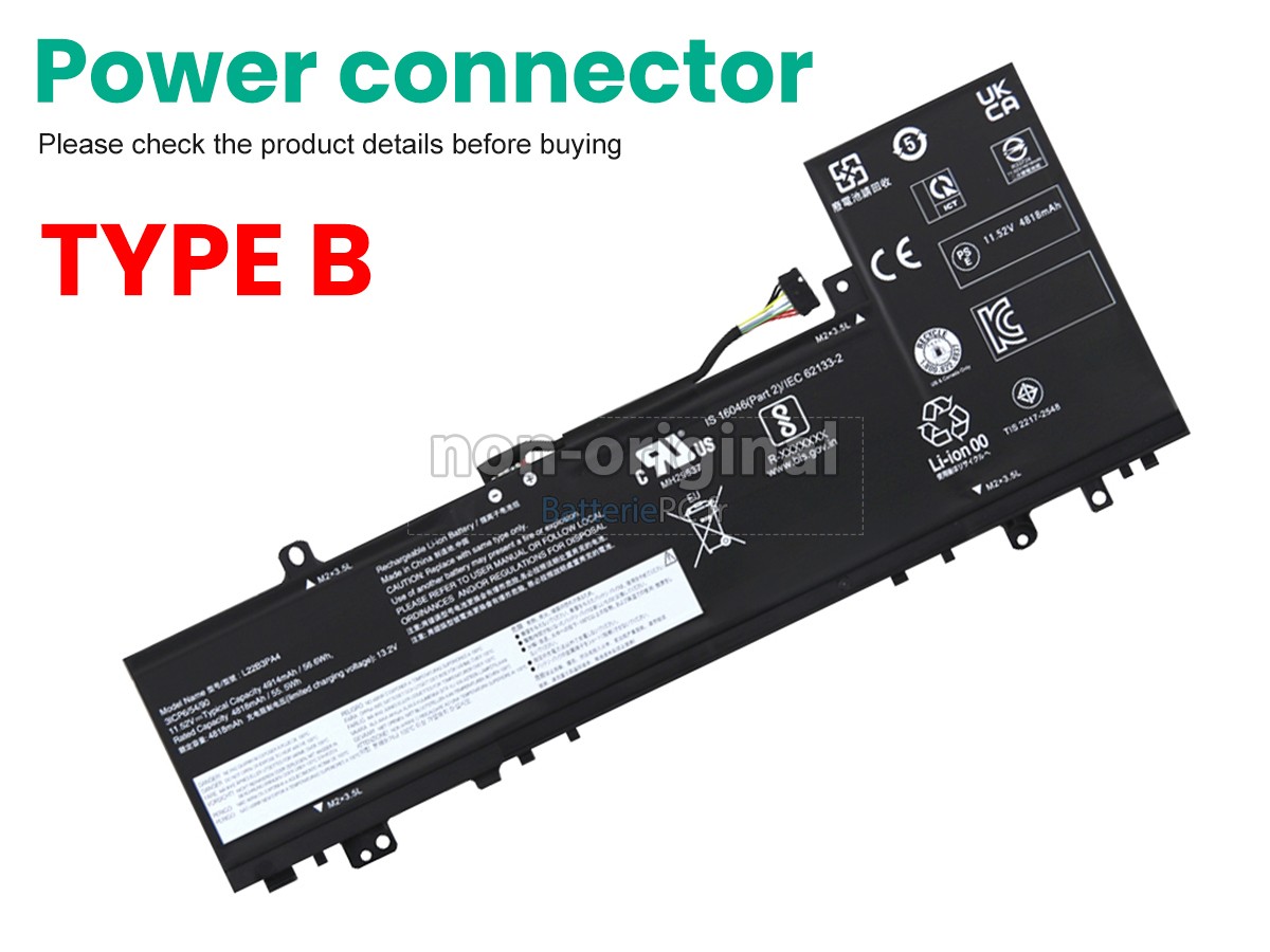 batterie pour Lenovo IdeaPad SLIM 5 16ABR8-82XG008EAX