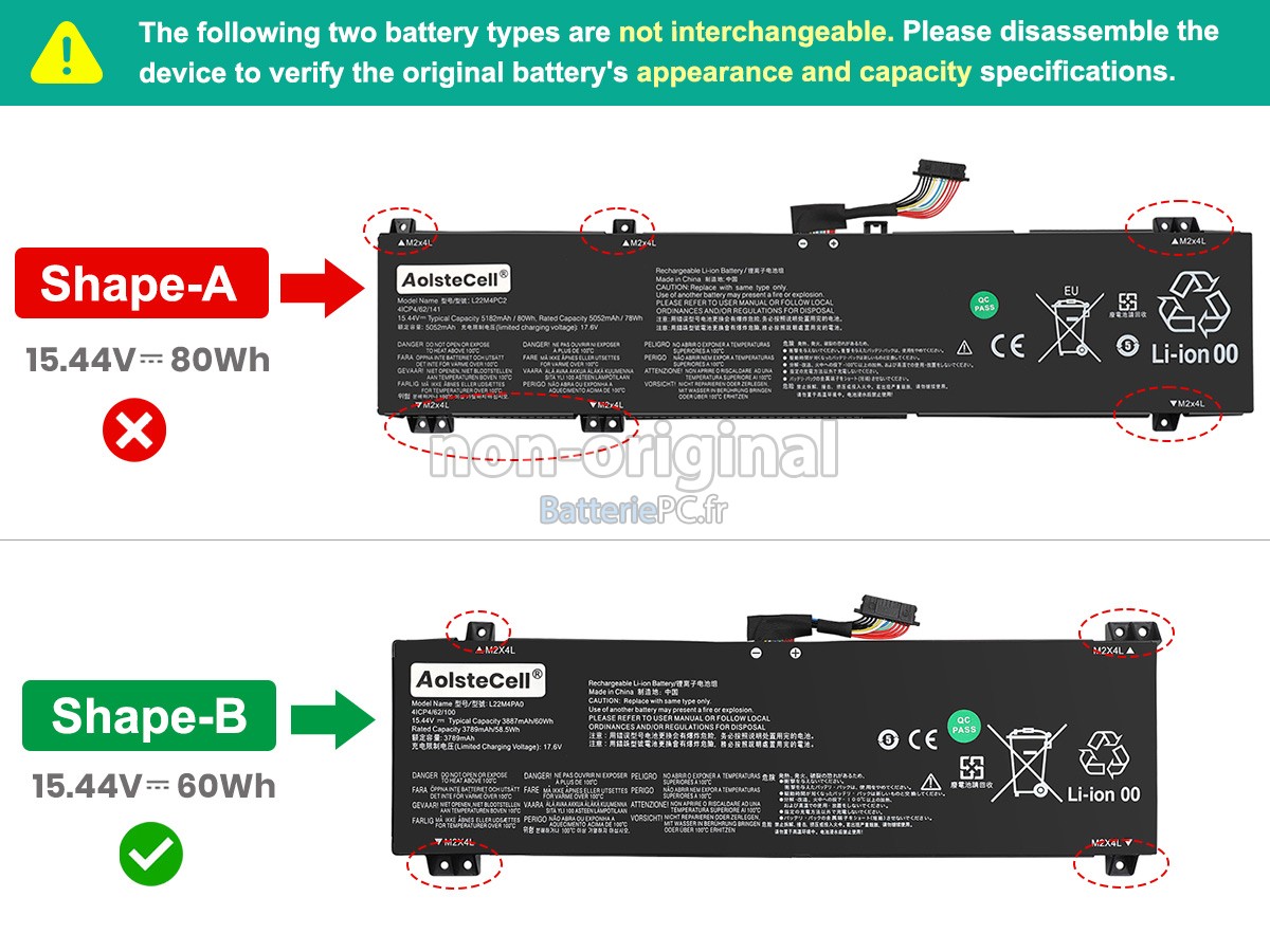 batterie pour Lenovo LOQ 16APH8-82XU0061SC