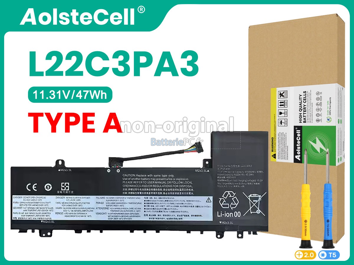 batterie pour Lenovo IdeaPad SLIM 5 16AHP9-83DD000UKR