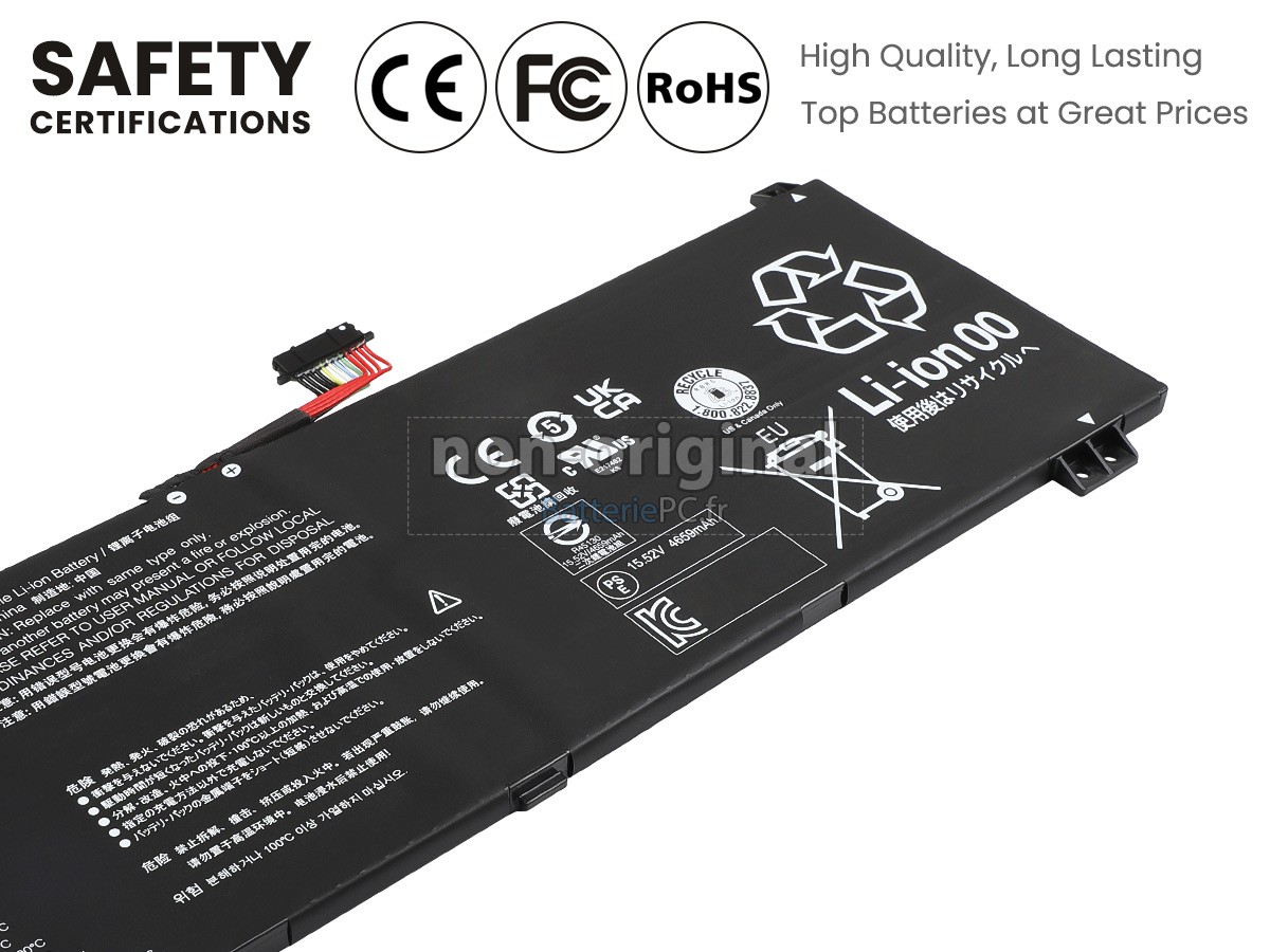 batterie pour Lenovo LEGION SLIM 5 14APH8-82Y50005FR
