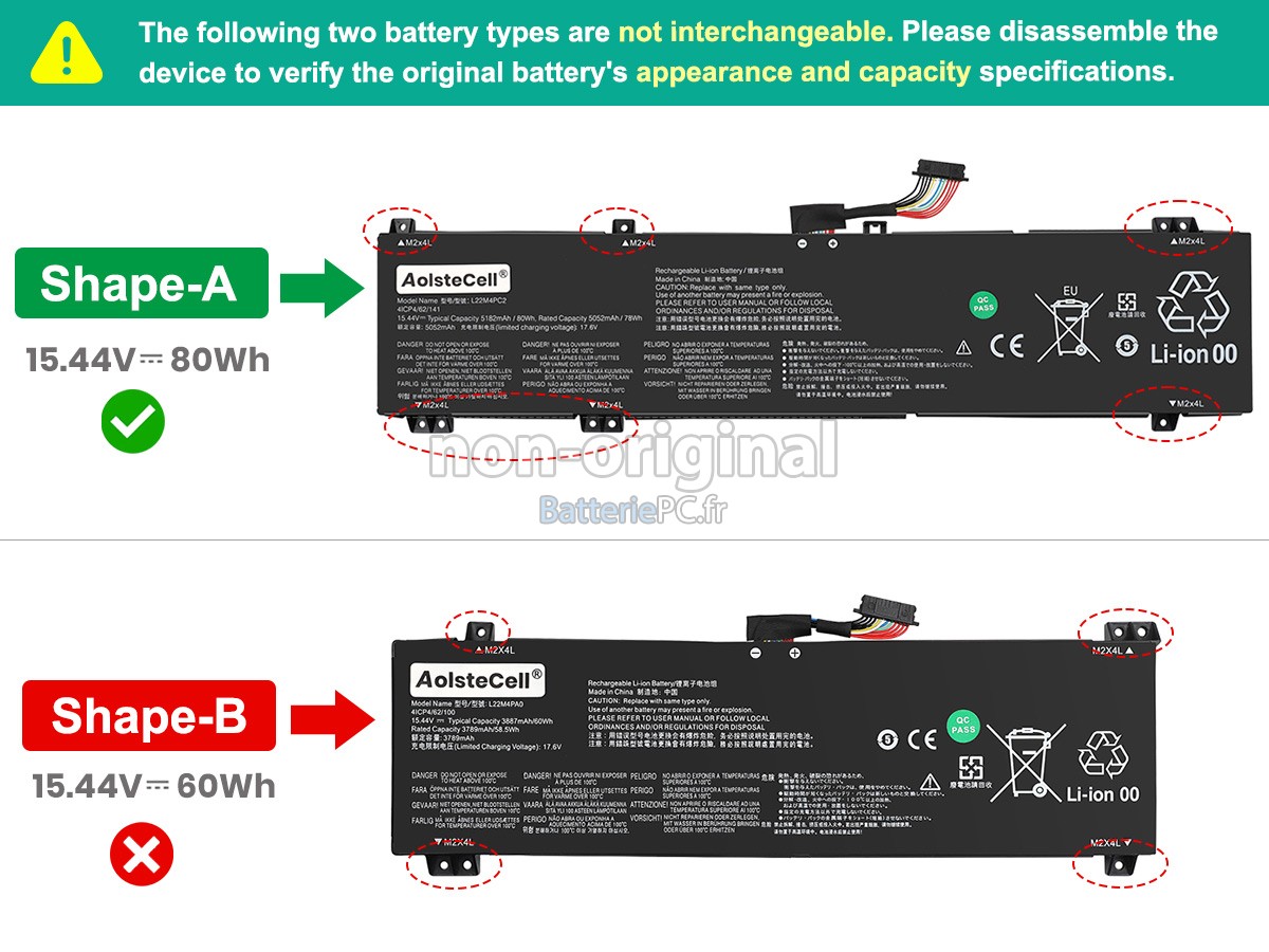 batterie pour Lenovo LOQ 16APH8-82XU0061SC