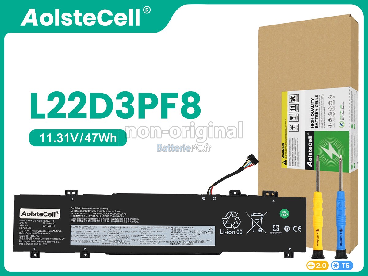 batterie pour Lenovo L22L3PF8
