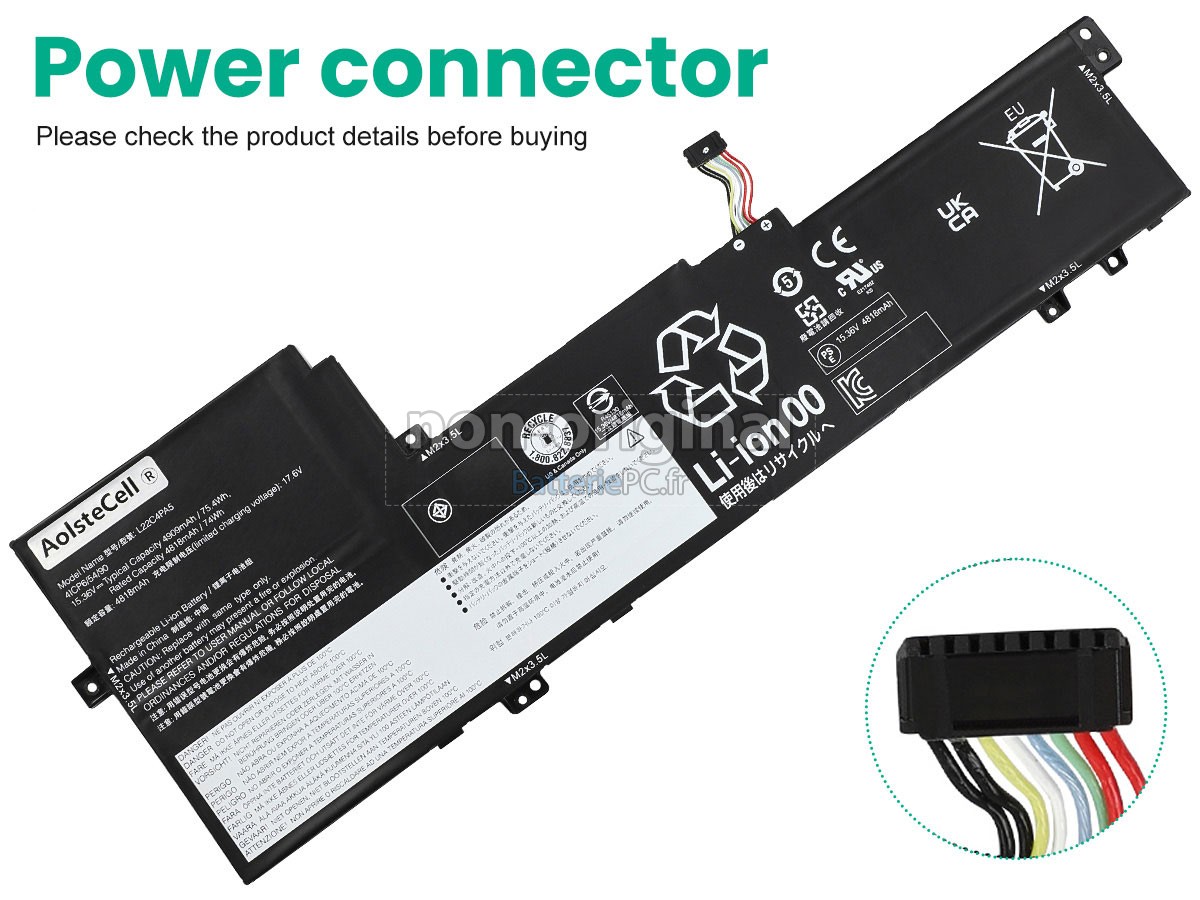 batterie pour Lenovo 5B11N45413