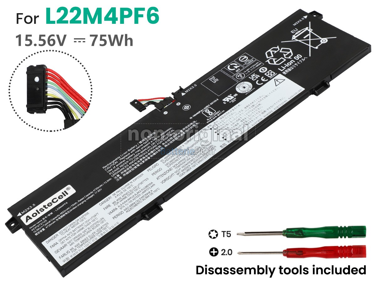 batterie pour Lenovo YOGA PRO 9 14IRP8-83BU000LAU