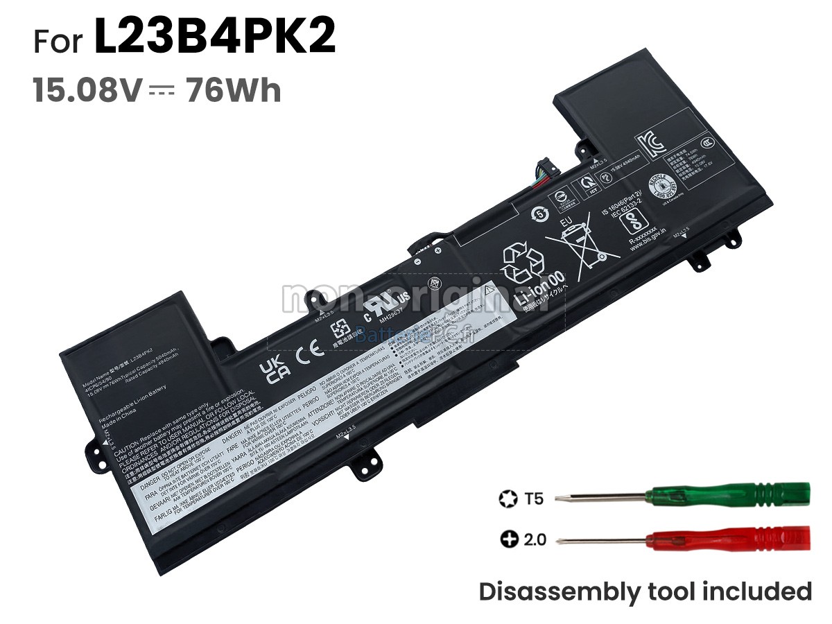 batterie pour Lenovo L23B4PK2(4ICP6/54/90)