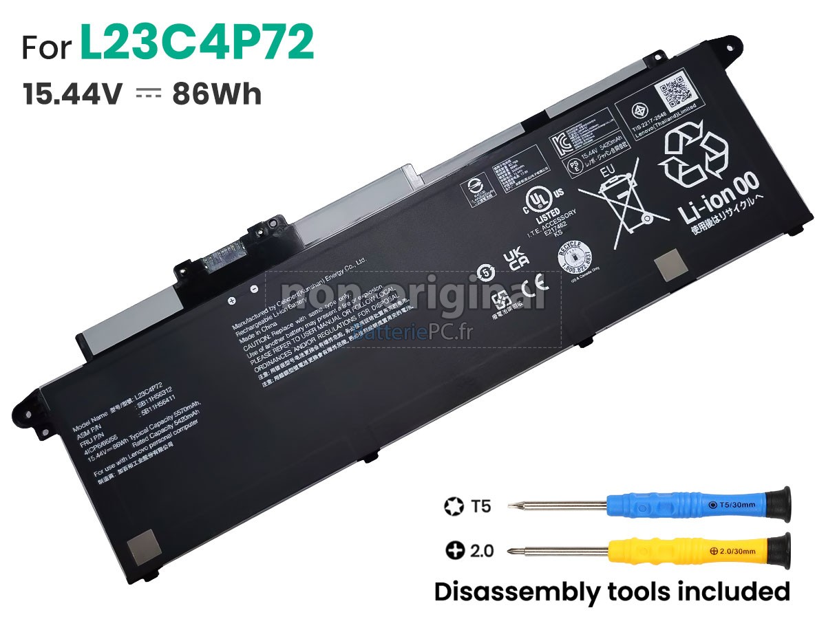 batterie pour Lenovo L23M4P71