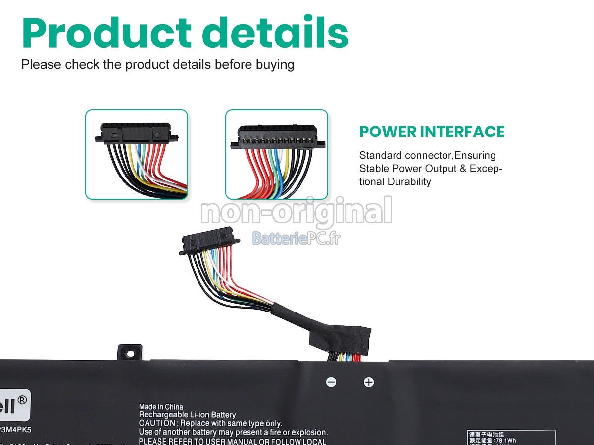 batterie pour Lenovo LEGION 5 16IRX9-83DG00ASSP