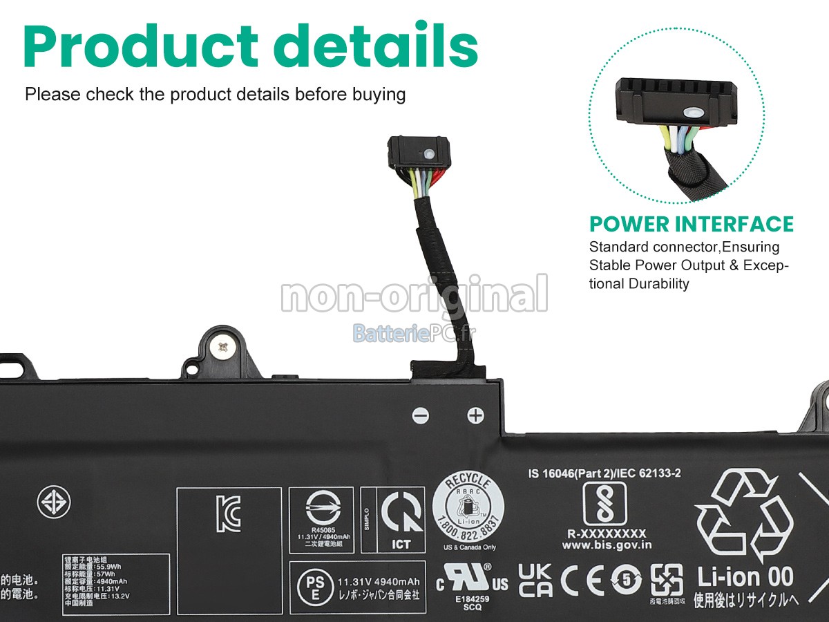 batterie pour Lenovo L23B3P71