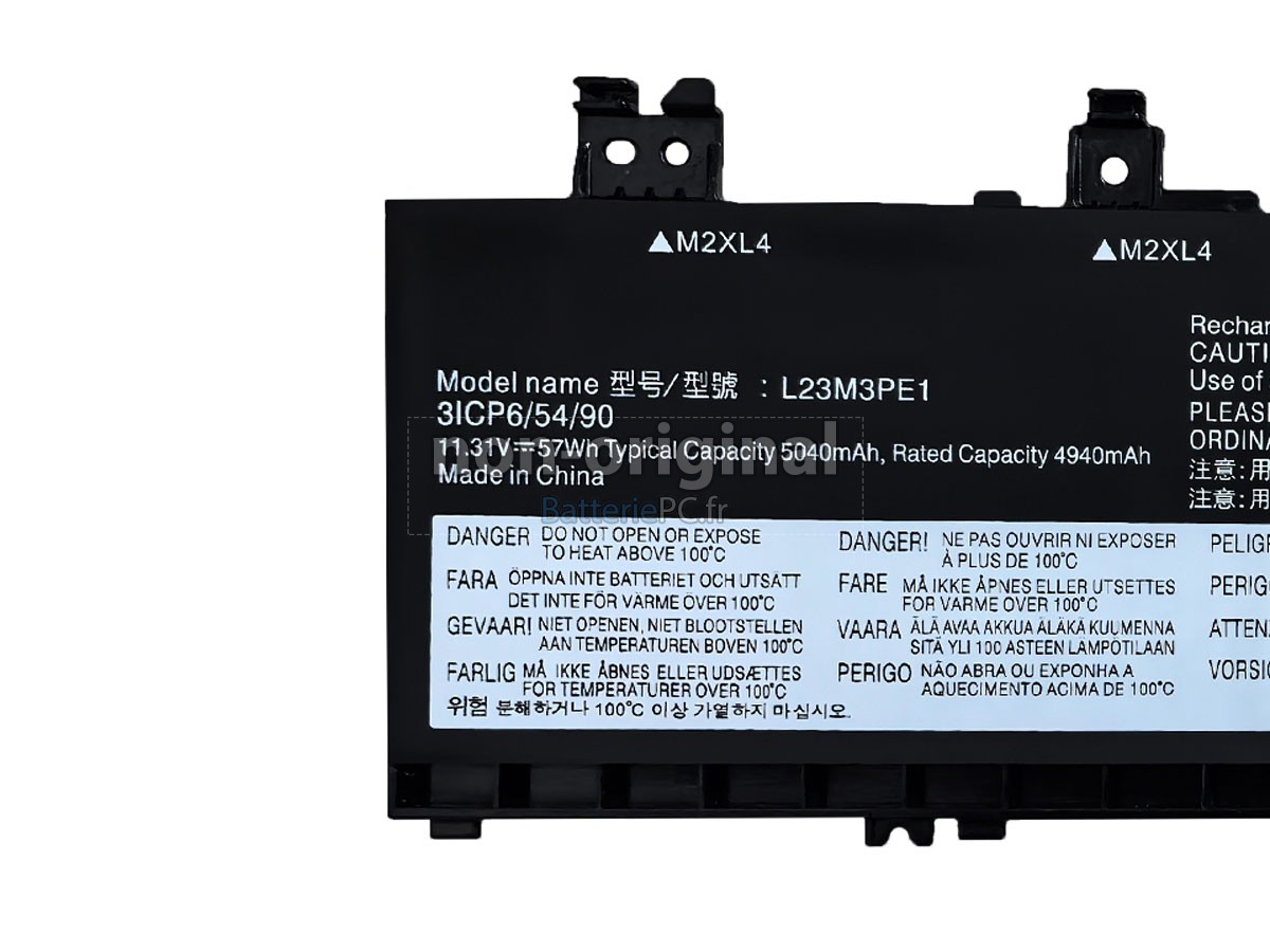 batterie pour Lenovo L23L3PE1