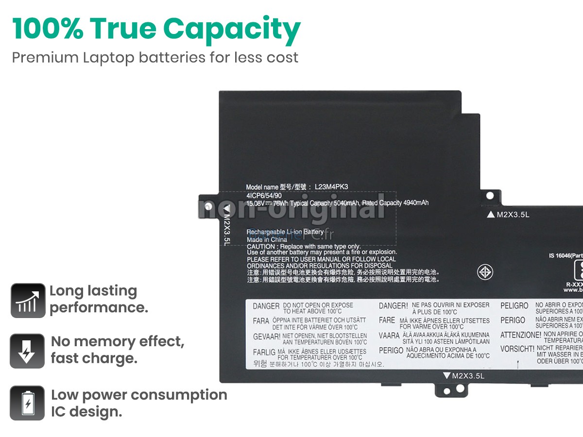 batterie pour Lenovo IdeaPad SLIM 5 16AHP9-83DD000UKR