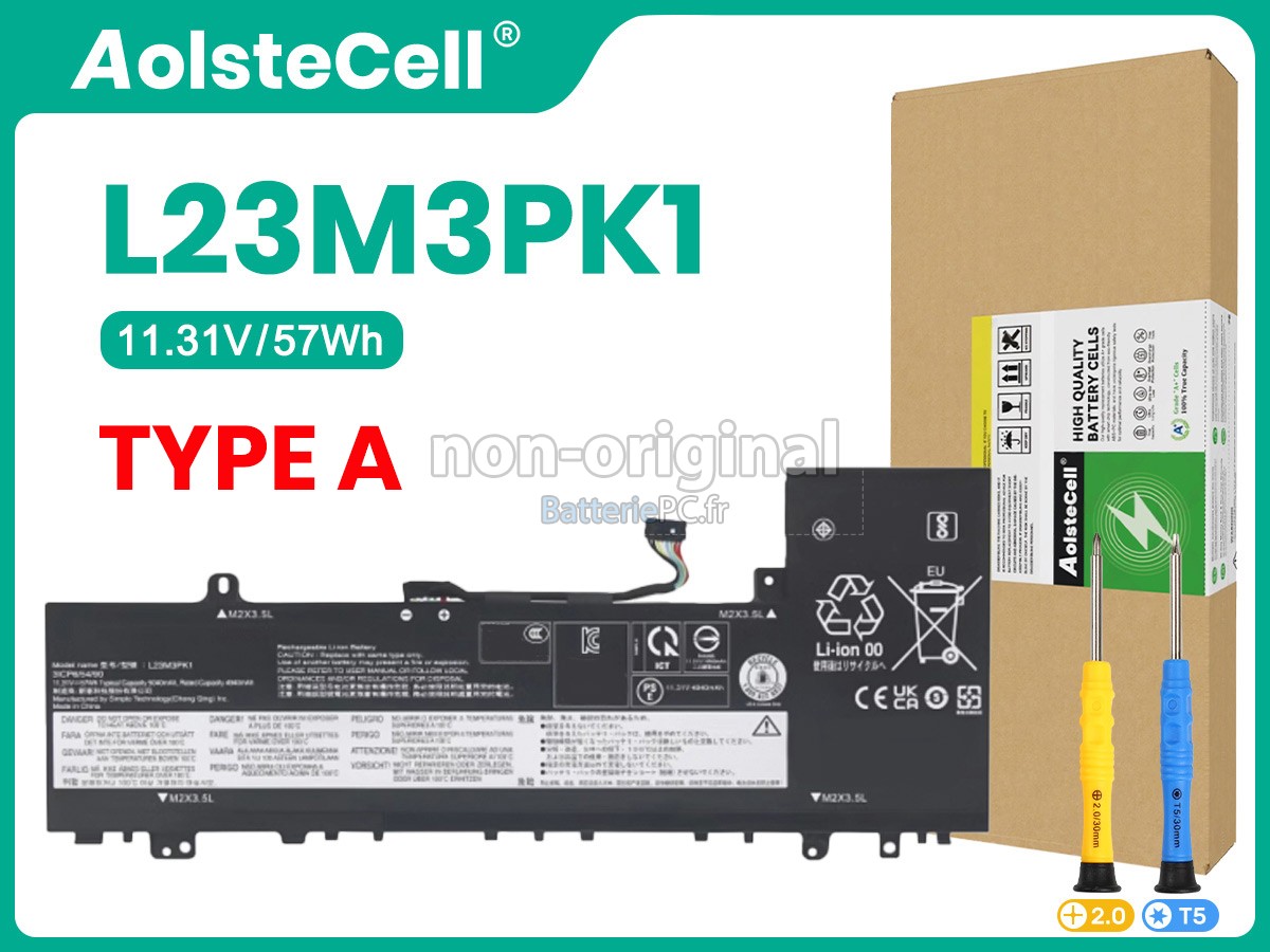 batterie pour Lenovo ThinkPad L14 GEN 5-21L2S83D00