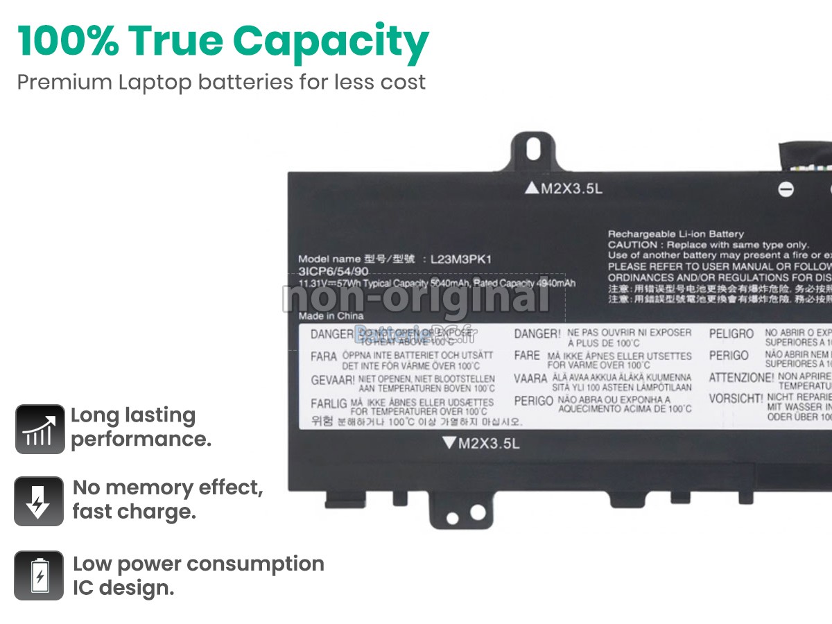 batterie pour Lenovo IdeaPad SLIM 5 16AHP9-83DD000UKR