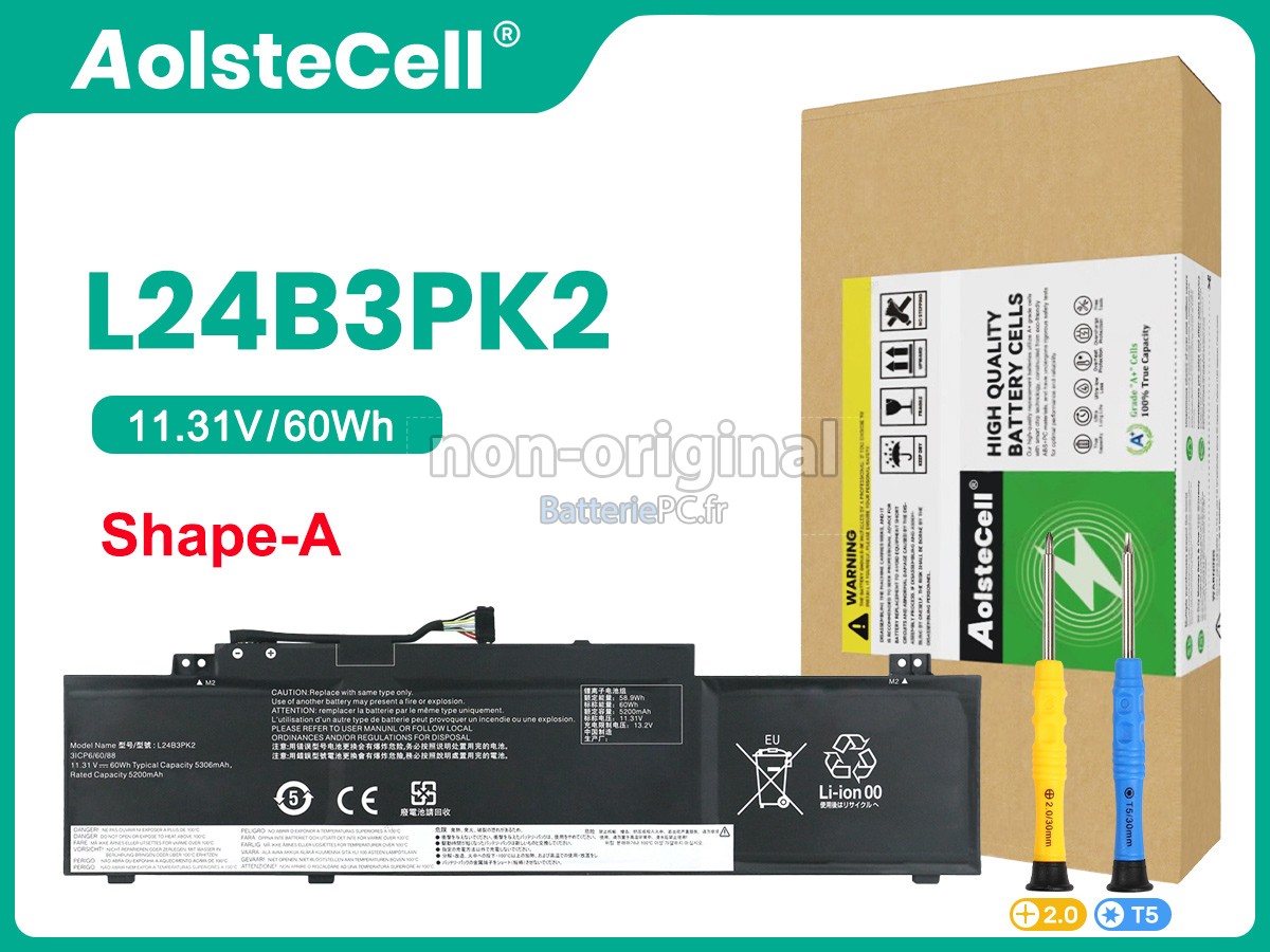 batterie pour Lenovo IdeaPad SLIM 5 16IRH10R-83J1000FSC