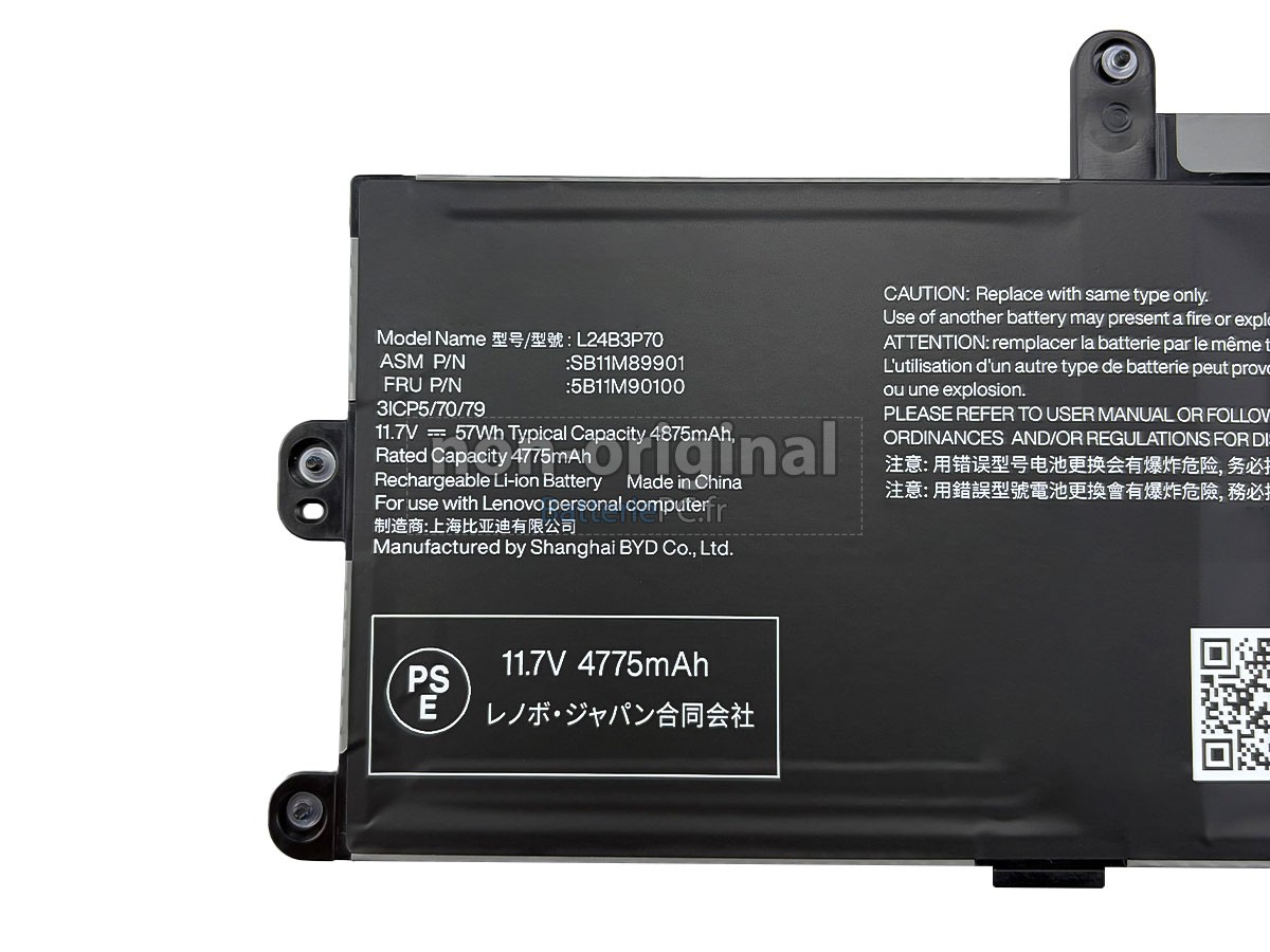 batterie pour Lenovo ThinkPad X1 2-IN-1 GEN 10-21Q000B7ED