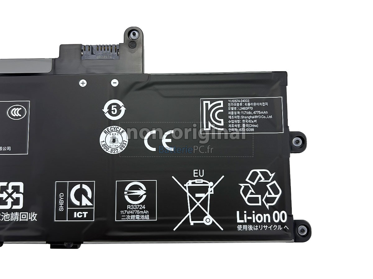 batterie pour Lenovo ThinkPad X1 2-IN-1 GEN 10-21Q000B7ED