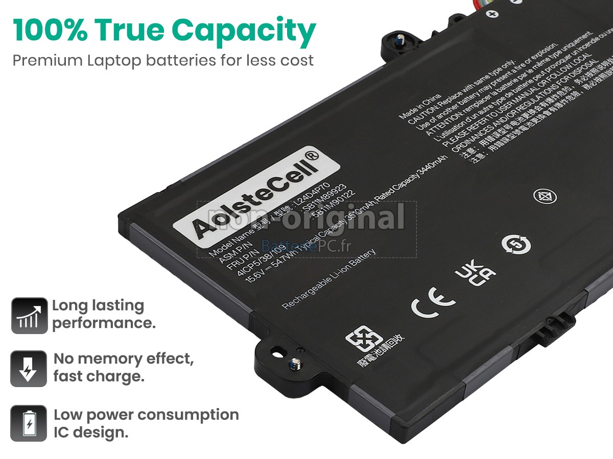 batterie pour Lenovo 5B11M90122