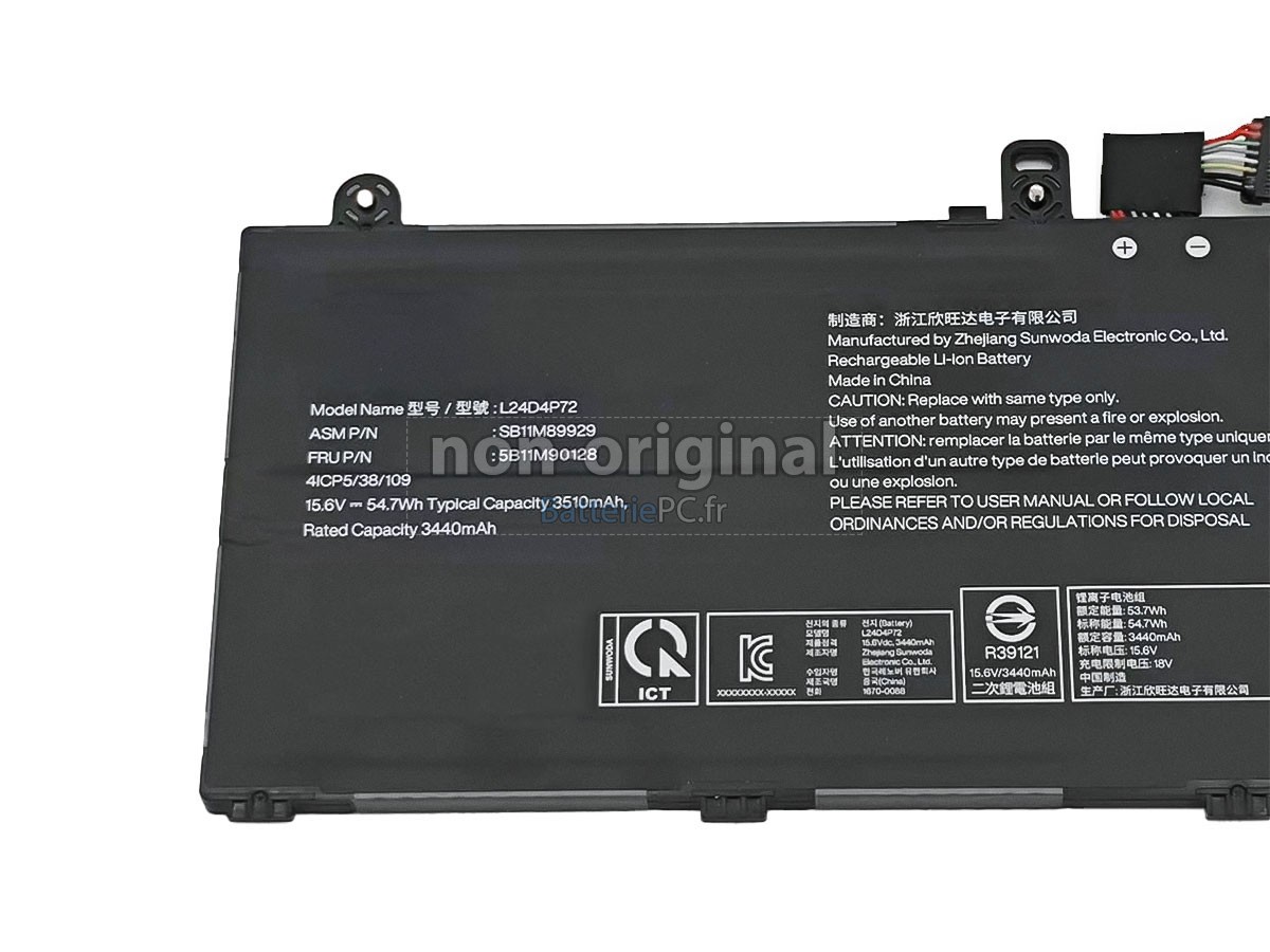 batterie pour Lenovo SB11M89929