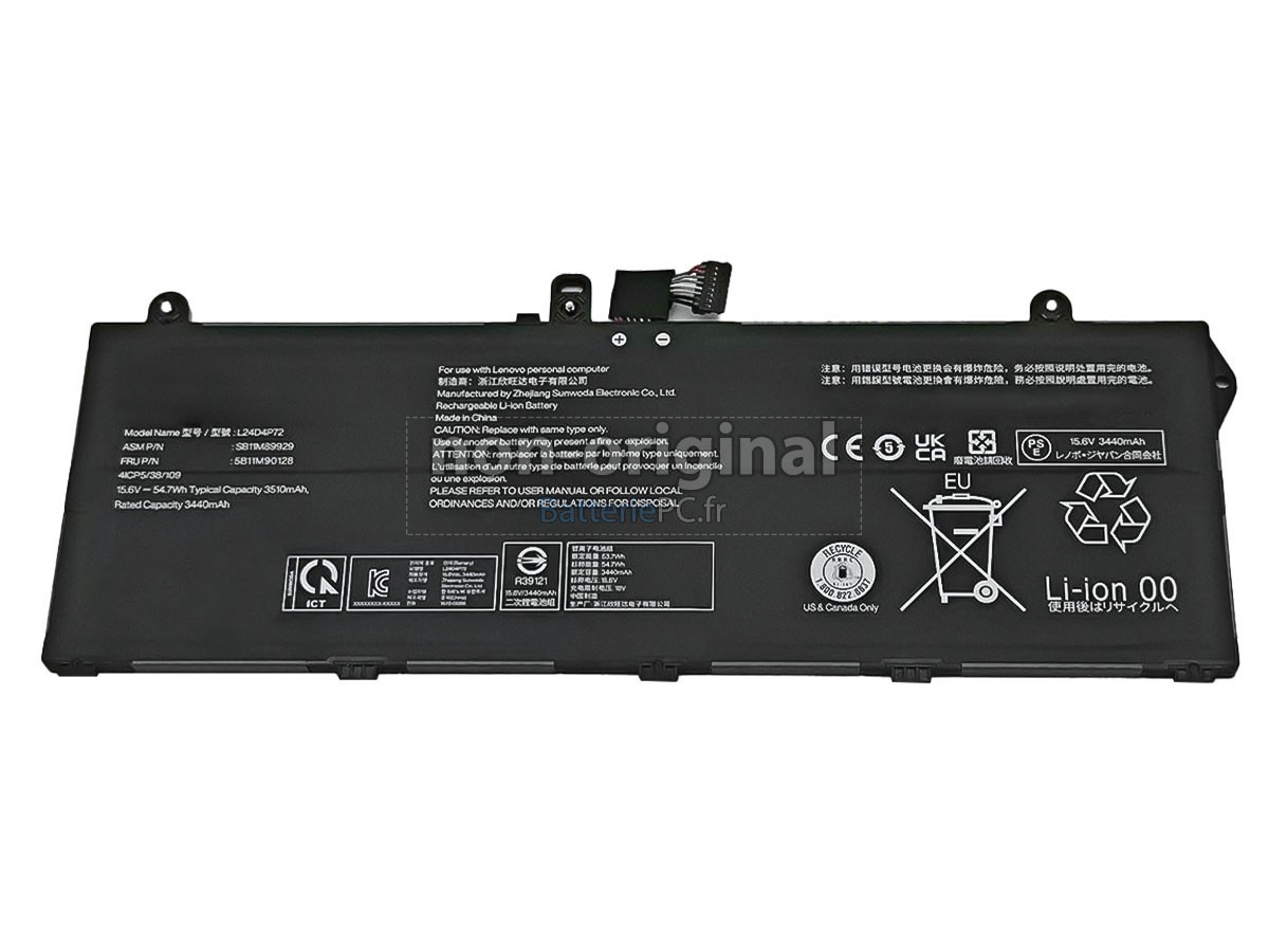 batterie pour Lenovo SB11M89929