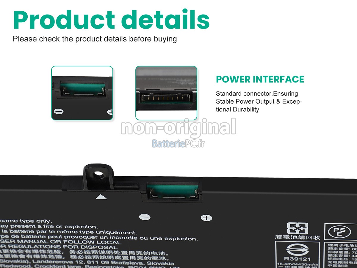 batterie pour Lenovo IdeaPad SLIM 5 15ARP10-83J30029BM