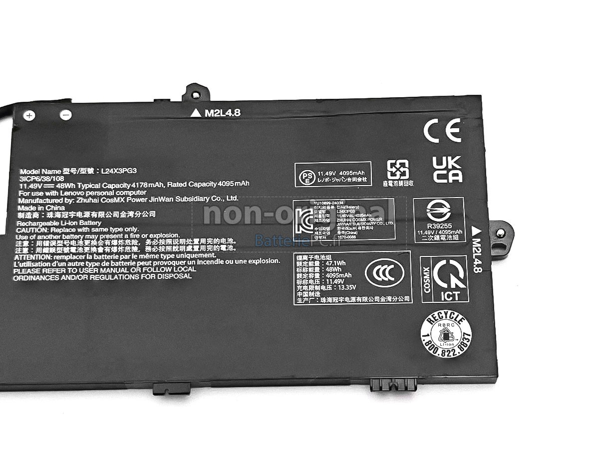 batterie pour Lenovo L24X3PG3