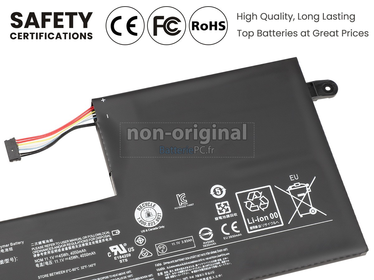 batterie pour Lenovo L14L3P21(3ICP6/55/90)