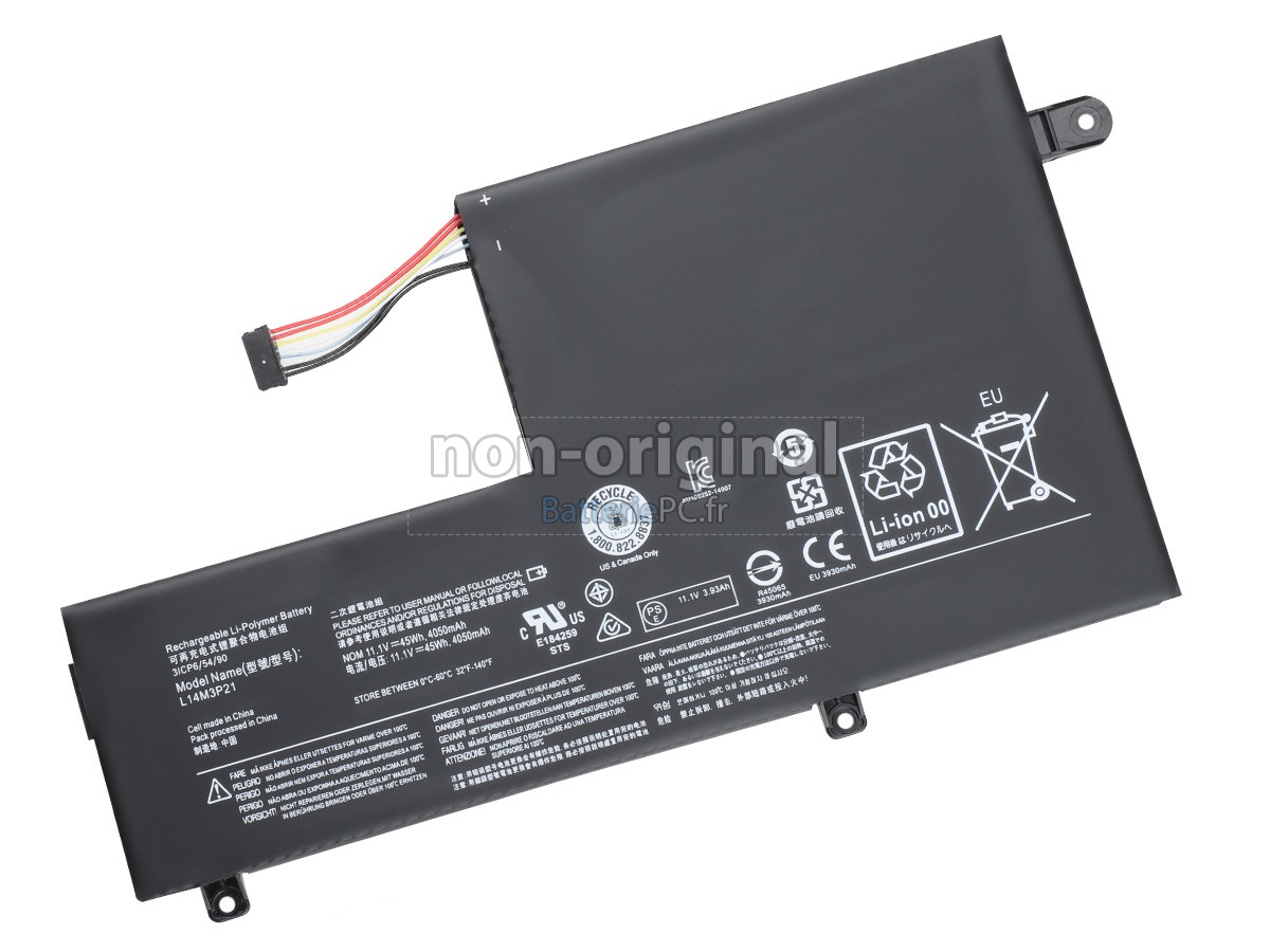 batterie pour Lenovo L14L3P21(3ICP6/55/90)