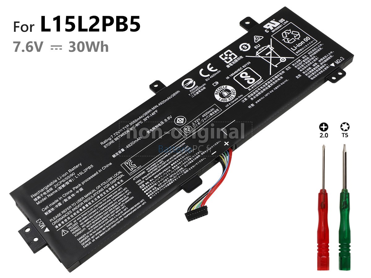 batterie pour Lenovo IdeaPad 510-15ISK(80SR003JGE)