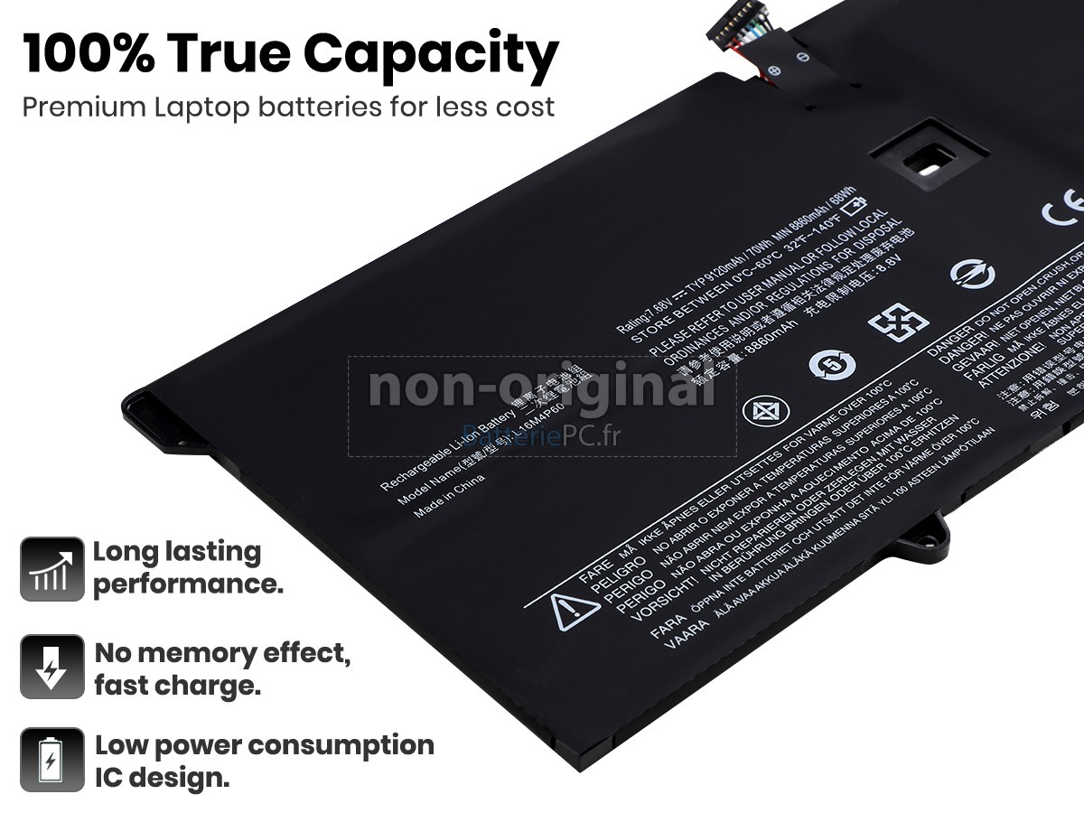 batterie pour Lenovo YOGA 920-13IKB-80Y7005LIV