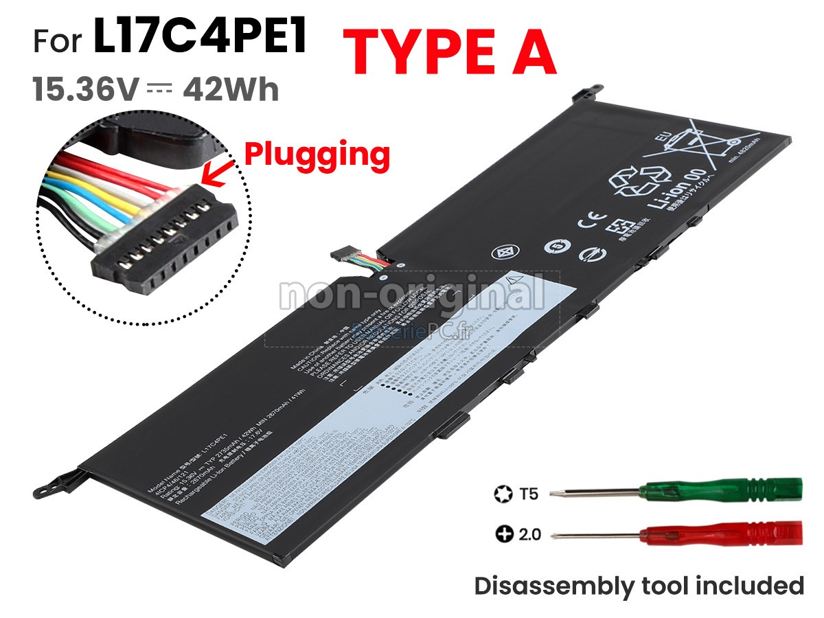 batterie pour Lenovo L17S4PE1