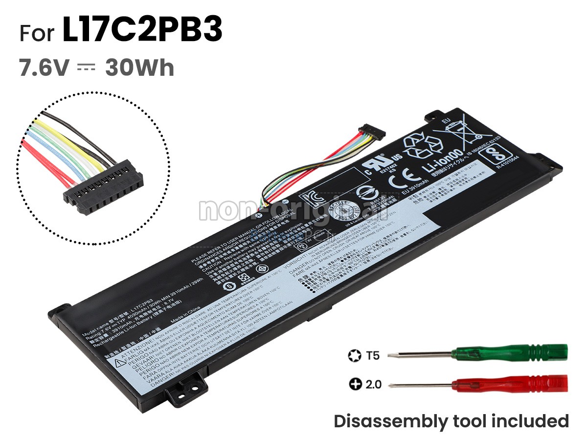 batterie pour Lenovo V130-15IKB 81HN010LML