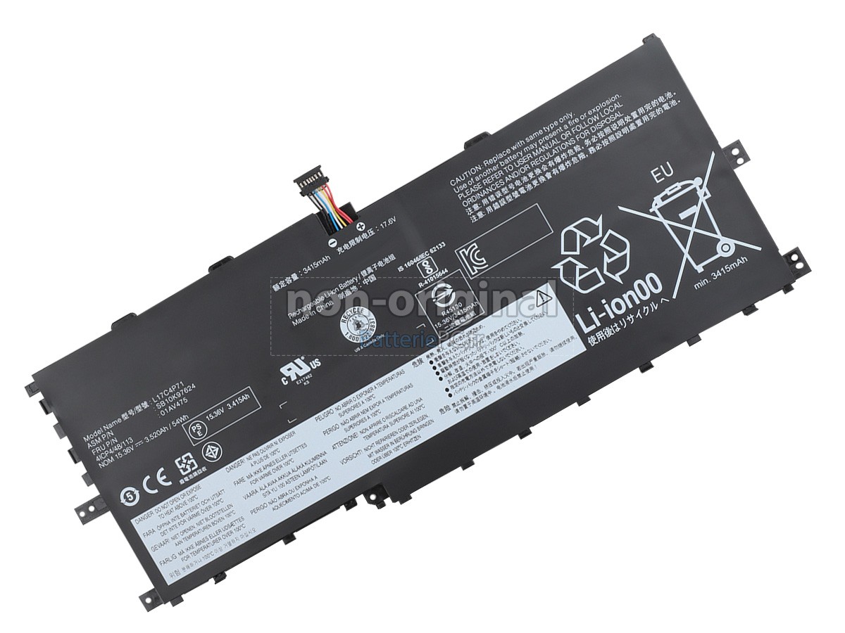 batterie pour Lenovo ThinkPad X1 YOGA 3RD GEN-20LD003HMD