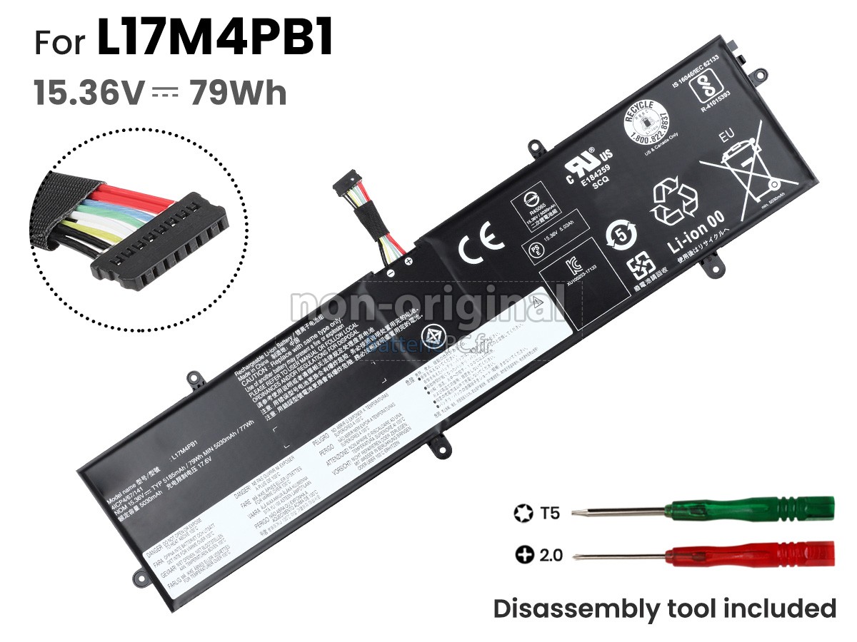 batterie pour Lenovo L17M4PB1