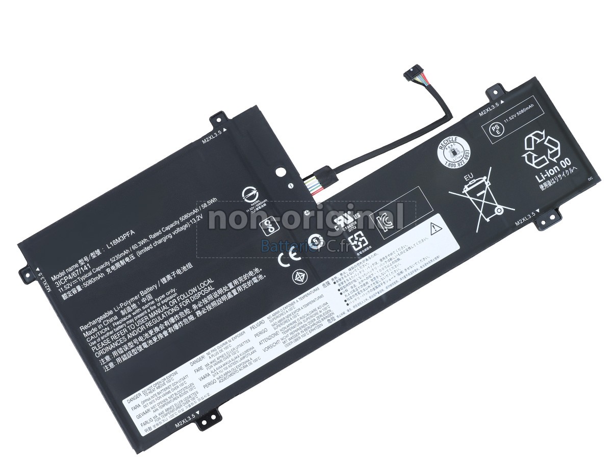batterie pour Lenovo YOGA C740-15IML-81TD