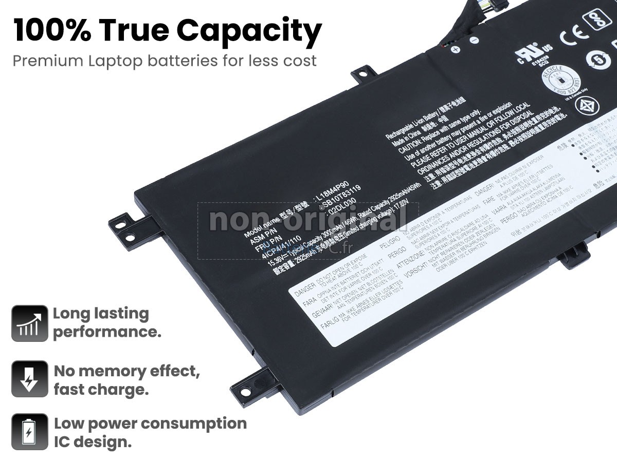 batterie pour Lenovo ThinkPad L13-20R40007BR