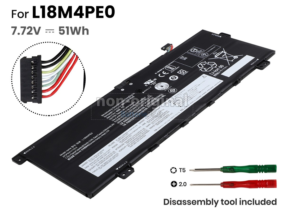 batterie pour Lenovo YOGA C740-14IML-81TC002XAX