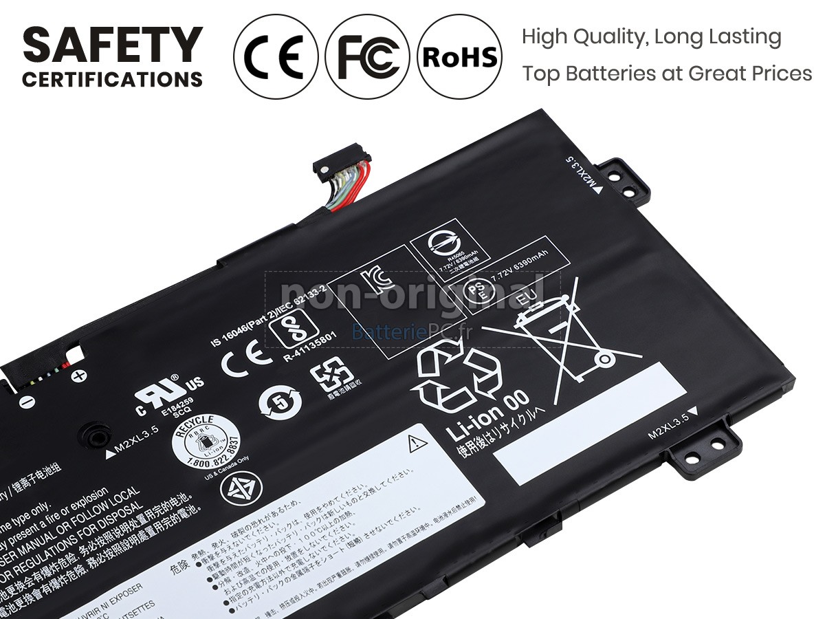 batterie pour Lenovo YOGA C740-14IML-81TC002XAX
