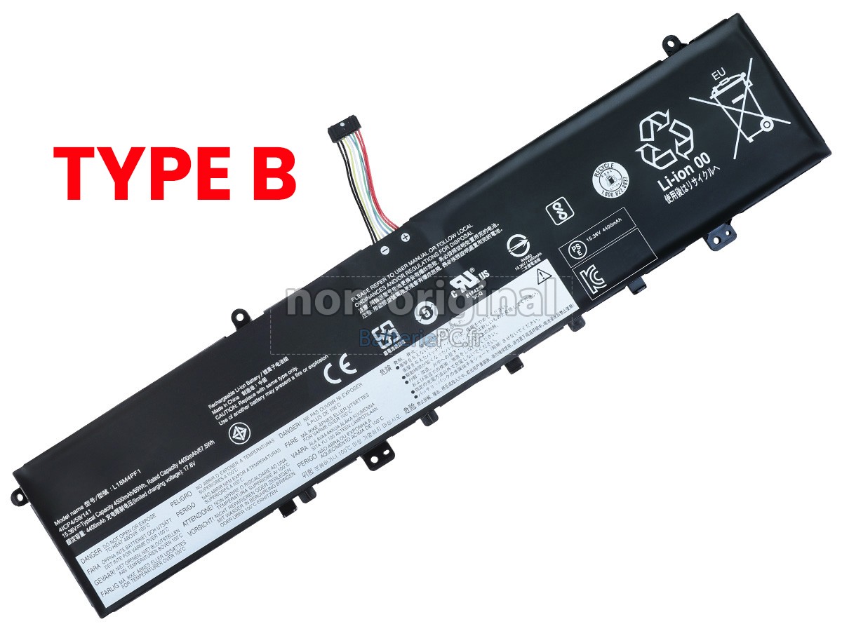 batterie pour Lenovo YOGA C940-15IRH-81TE0011MX