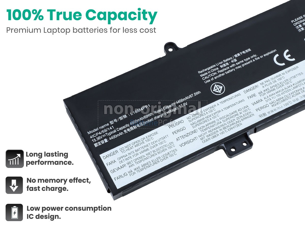 batterie pour Lenovo YOGA C940-15IRH-81TE0011MX