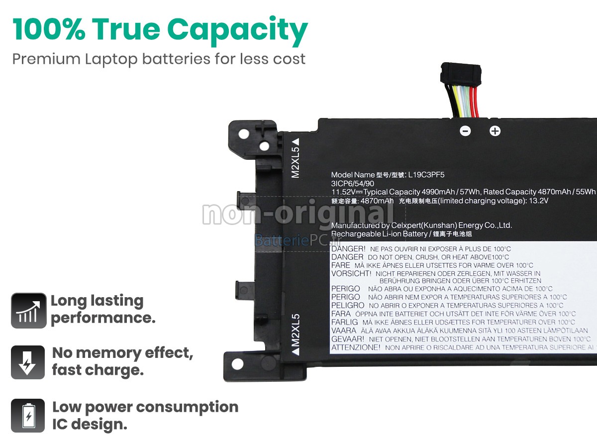 batterie pour Lenovo IdeaPad 5-15ARE05-81YQ006XMX