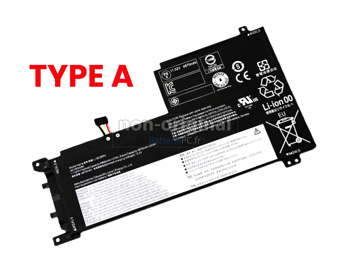 batterie pour Lenovo IdeaPad 5-15ARE05-81YQ006XMX