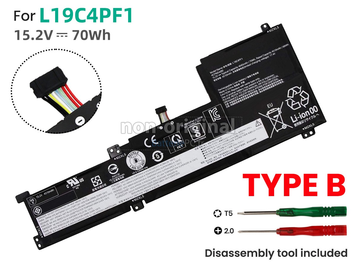 batterie pour Lenovo IdeaPad 5-15ARE05-81YQ006XMX