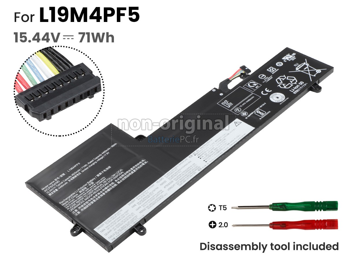 batterie pour Lenovo YOGA SLIM 7-15IIL05-82AA0008SB