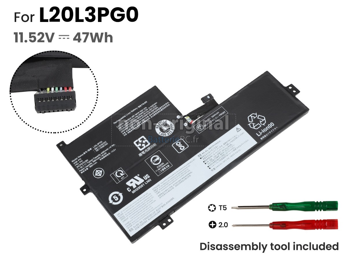 batterie pour Lenovo 300E Chromebook GEN 3-82JA