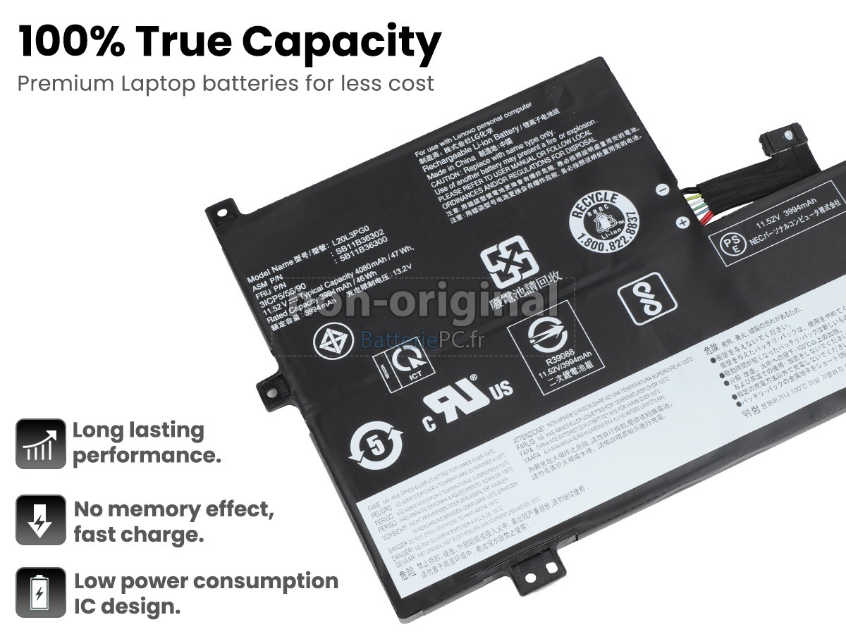 batterie pour Lenovo 300E Chromebook GEN 3-82JA