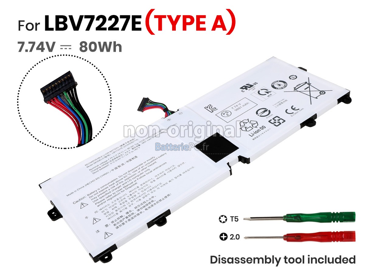 batterie pour LG LBY122CM