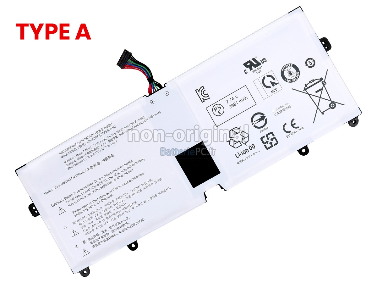 batterie pour LG LBY122CM